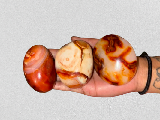 Carnelian Palmstones