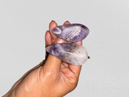 Amethyst Bullet Pendant