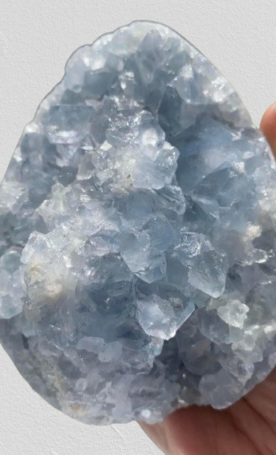 Blue Calcite Egg