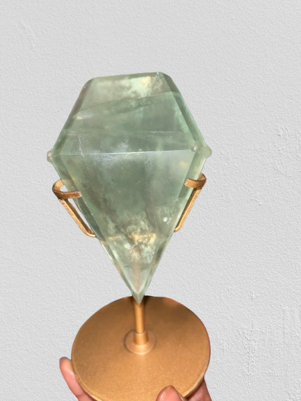 Baja Blast Fluorite Diamond w/ Stand